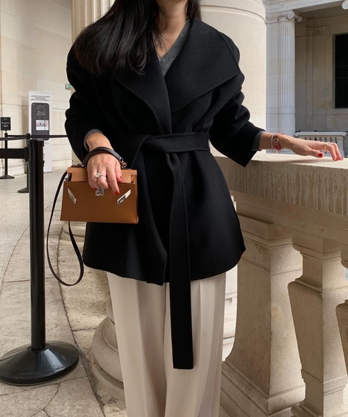 セール】ワイドカラーコート（その他アウター）｜Mela（メラ）の