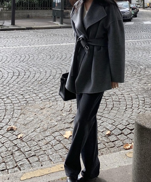 セール】ワイドカラーコート（その他アウター）｜Mela（メラ）の