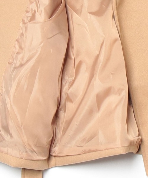 【完売品】Mela ワイドカラーコート　キャメル ワイドカラーコート（その他アウター）｜Mela（メラ）のファッション