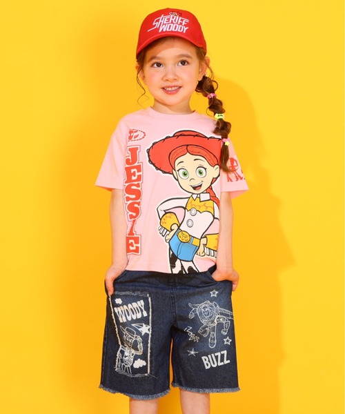 Disney（ディズニー）の「ディズニー トイ・ストーリー クラッシュデニムハーフパンツ 0393K（デニムパンツ・キッズ・ライトインディゴブルー・100cm/110cm/90cm/120cm/130cm/140cm）」の3枚目の写真