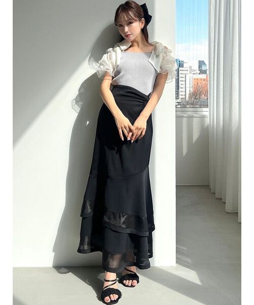 RESEXXY（リゼクシー）の「ボリュームリボンニットトップス（ニット/セーター・レディース・ブラック/ブルー/その他1・FREE）」の15枚目の写真