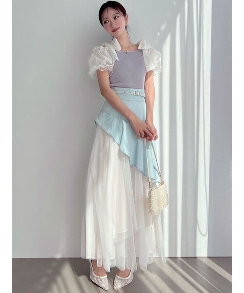 RESEXXY（リゼクシー）の「ボリュームリボンニットトップス（ニット/セーター・レディース・ブラック/ブルー/その他1・FREE）」の19枚目の写真