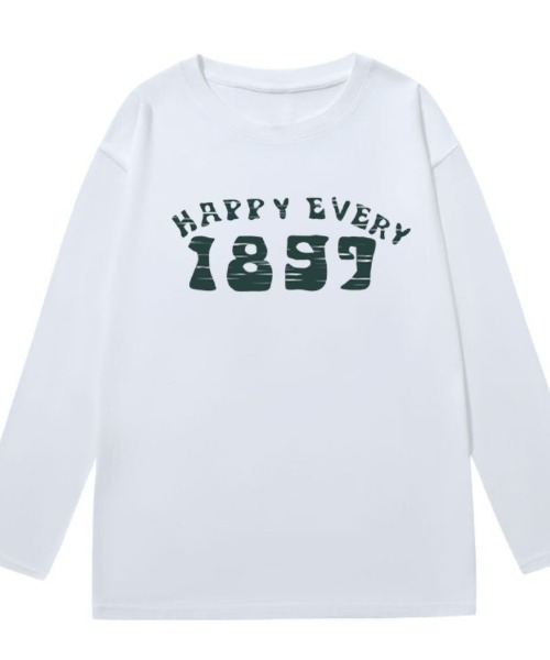 セール】フロントロゴプリント長袖Tシャツ（スウェット