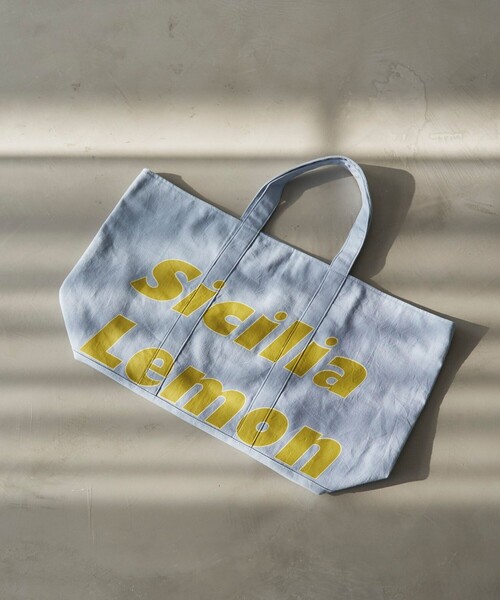 The Bagmati（ザバグマティ）の「Bagmati(バクマティ)キャンバス トートバッグ（トートバッグ・レディース・オリーブ/パープル/ケリーグリーン/オレンジ/ライトブルー・FREE）」の4枚目の写真