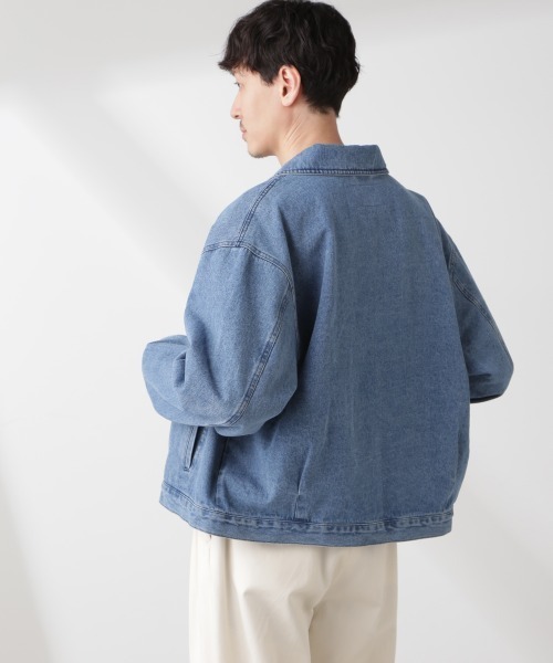 nano・universe ジャケット UNISON SQUARE GARDEN シアー ダンボール カット ノーカラー ZIP up ジャケット