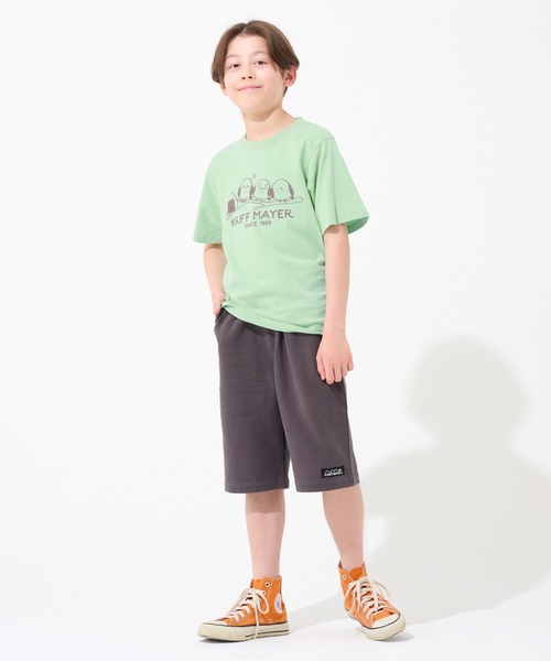 KRIFF MAYER Kid's Collection(クリフメイヤーキッズコレクション)の「【綿100%】天竺プリントT(シマエナガ)(Tシャツ/カットソー・キッズ・ライトグリーン/ネイビー/オフホワイト/サックスブルー・170/160/150/140/130/120)」の6枚目の写真