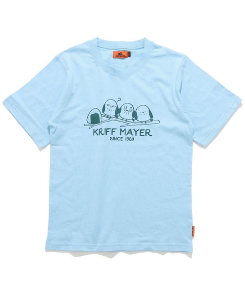 KRIFF MAYER Kid's Collection(クリフメイヤーキッズコレクション)の「【綿100%】天竺プリントT(シマエナガ)(Tシャツ/カットソー・キッズ・ライトグリーン/ネイビー/オフホワイト/サックスブルー・170/160/150/140/130/120)」の15枚目の写真