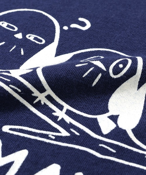 KRIFF MAYER Kid's Collection(クリフメイヤーキッズコレクション)の「【綿100%】天竺プリントT(シマエナガ)(Tシャツ/カットソー・キッズ・ライトグリーン/ネイビー/オフホワイト/サックスブルー・170/160/150/140/130/120)」の22枚目の写真