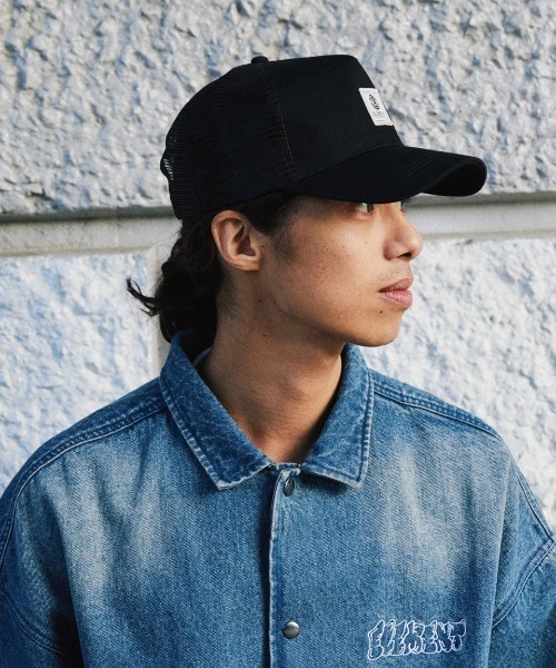 BLACK EYE PATCH メッシュキャップ SCRIPT LOGO MESH CAP PINK – BlackEyePatch