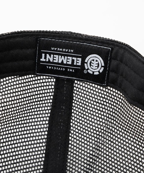 ELEMENT(エレメント)の「ELEMENT メンズ PATCH MESH キャップ 【2025年春夏モデル】/エレメントロゴラベルメッシュキャップ(キャップ・メンズ・ホワイト/ブラック・FREE)」の5枚目の写真