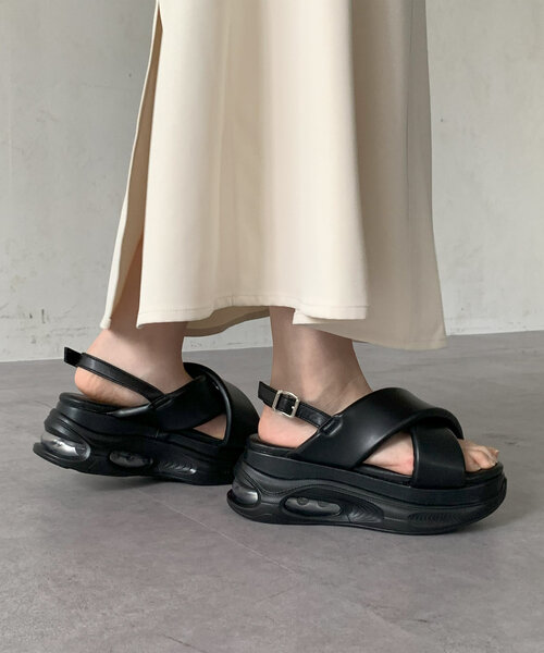 Thevon（ゼボン）の「厚底サンダル（サンダル・レディース・ブラック/アイボリー・M/L）」の16枚目の写真