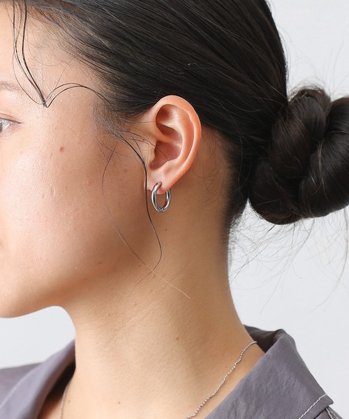 COLONY 2139（コロニートゥーワンスリーナイン）の「ベーシックワンタッチステンレスピアス（ピアス（両耳用）・レディース・シルバー/ゴールド・FREE）」の15枚目の写真