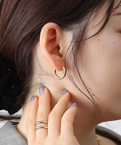 COLONY 2139（コロニートゥーワンスリーナイン）の「ベーシックワンタッチステンレスピアス（ピアス（両耳用）・レディース・シルバー/ゴールド・FREE）」の10枚目の写真