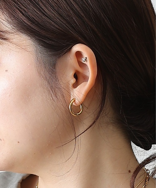 COLONY 2139（コロニートゥーワンスリーナイン）の「ベーシックワンタッチステンレスピアス（ピアス（両耳用）・レディース・シルバー/ゴールド・FREE）」の9枚目の写真