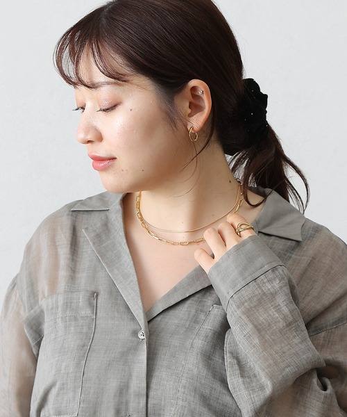 COLONY 2139（コロニートゥーワンスリーナイン）の「ベーシックワンタッチステンレスピアス（ピアス（両耳用）・レディース・シルバー/ゴールド・FREE）」の8枚目の写真