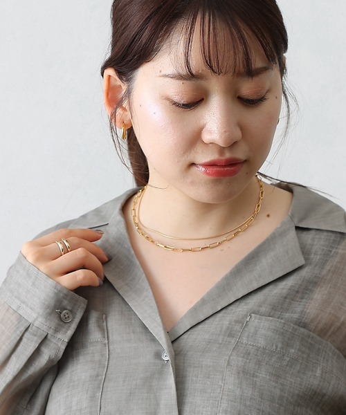 COLONY 2139（コロニートゥーワンスリーナイン）の「ベーシックワンタッチステンレスピアス（ピアス（両耳用）・レディース・シルバー/ゴールド・FREE）」の7枚目の写真