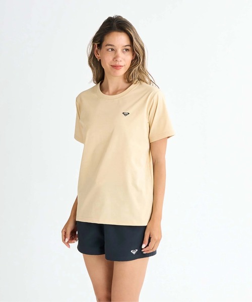 ROXY(ロキシー)の「HISTORICAL LOGO /ロキシーバックプリント半袖ラッシュガード(水着)(ラッシュガード・レディース・ホワイト/ブラック/ベージュ/グリーン・SMALL/MEDIUM/LARGE)」の20枚目の写真