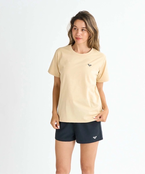 ROXY(ロキシー)の「HISTORICAL LOGO /ロキシーバックプリント半袖ラッシュガード(水着)(ラッシュガード・レディース・ホワイト/ブラック/ベージュ/グリーン・SMALL/MEDIUM/LARGE)」の21枚目の写真