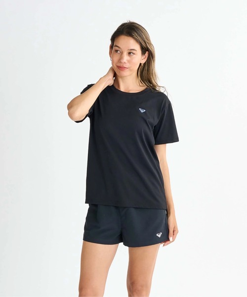 ROXY(ロキシー)の「HISTORICAL LOGO /ロキシーバックプリント半袖ラッシュガード(水着)(ラッシュガード・レディース・ホワイト/ブラック/ベージュ/グリーン・SMALL/MEDIUM/LARGE)」の16枚目の写真