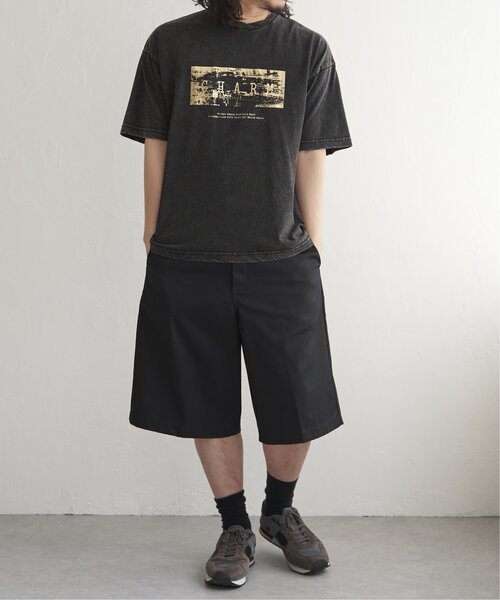 VENCEEXCHANGE（ヴァンスエクスチェンジ）の「スノーウォッシュ加工箔プリントTシャツ（Tシャツ/カットソー・メンズ・ブラック/チャコール/ダークグレー・M/L）」の17枚目の写真