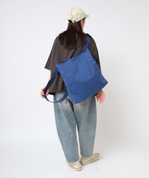 URCH RNA（アーチ アールエヌエー）の「E5086 フタヤクバッグ２（ショルダーバッグ・レディース・ブラック/ブルー/ナチュラル・FREE）」の22枚目の写真