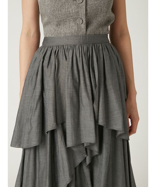 FRAY I.D(フレイアイディー)の「シアーティアードスカート(スカート・レディース・ブルー/グレー/ホワイト・1/0)」の15枚目の写真