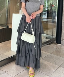 FRAY I.D | シアーティアードスカート(スカート)