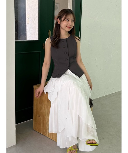 シアーティアードスカート（スカート）｜FRAY I.D（フレイ