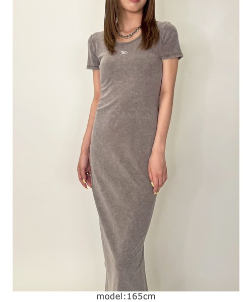 EGOIST（エゴイスト）の「加工タイトロングワンピース（ワンピース・レディース・ブラック/ブラウン・FREE）」の16枚目の写真