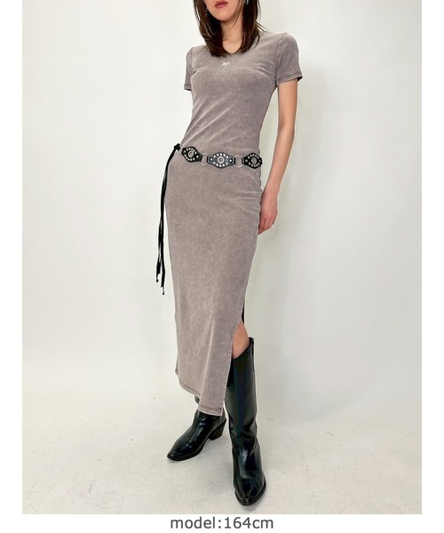 EGOIST（エゴイスト）の「加工タイトロングワンピース（ワンピース・レディース・ブラック/ブラウン・FREE）」の22枚目の写真