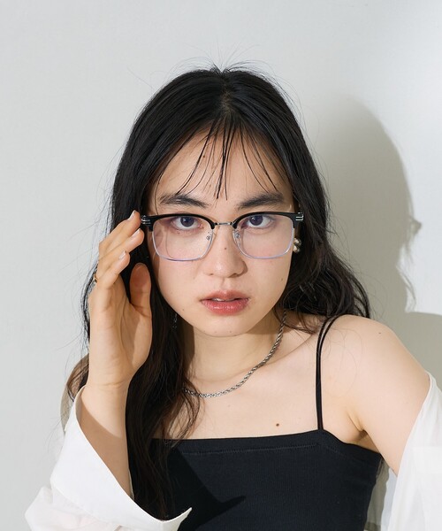 FREAK'S STORE(フリークスストア)の「ブローメガネ/アイウェア(メガネ・レディース・ブラック・ONE SIZE)」の2枚目の写真