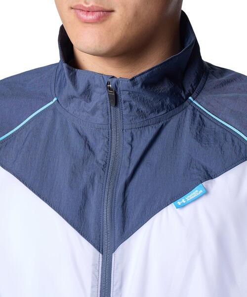 UNDER ARMOUR(アンダーアーマー)の「UAシアー ウーブン フルジップ ジャケット(ライフスタイル/メンズ)(その他アウター・メンズ・チャコールグレー・2XL/S/L/XL/M)」の4枚目の写真