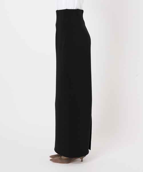 Noble(ノーブル)の「《追加》【洗える】コンフォートジャージーライクタイトスカート 3(スカート・レディース・ブラック/ホワイト・38/36/34/40)」の6枚目の写真