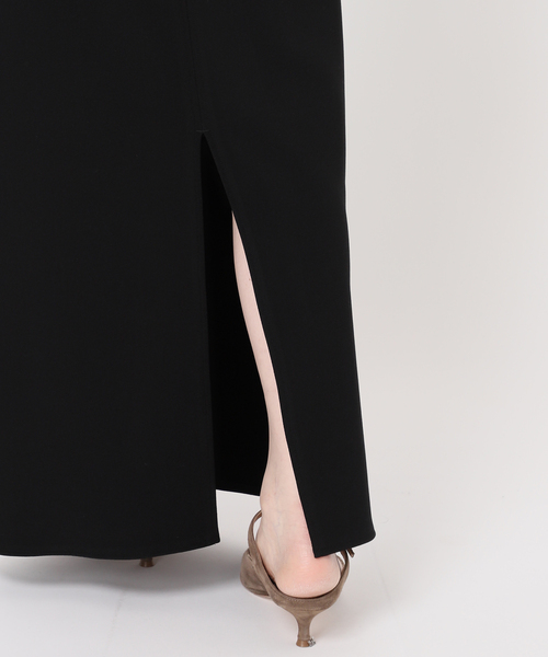 Noble(ノーブル)の「《追加》【洗える】コンフォートジャージーライクタイトスカート 3(スカート・レディース・ブラック/ホワイト・38/36/34/40)」の11枚目の写真