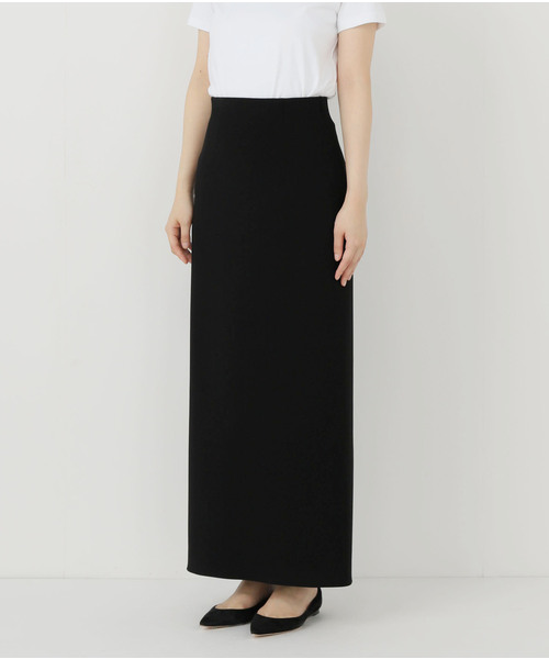 追加》【洗える】コンフォートジャージーライクタイトスカート 3