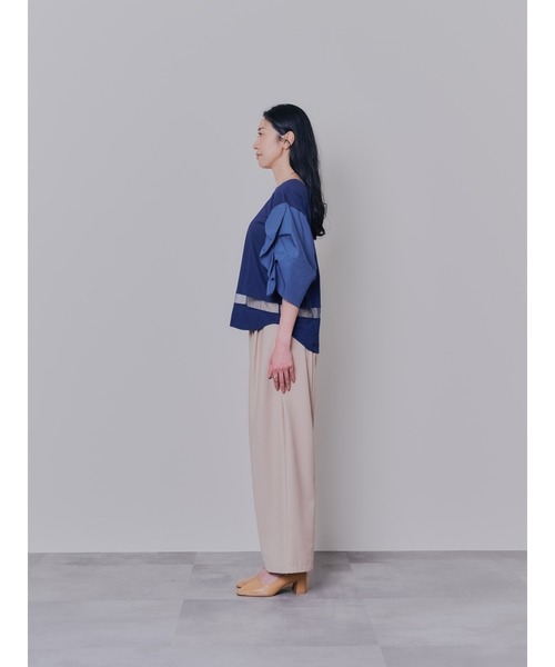 DOLLUPOOPS(ドールアップウップス)の「マーベストライクタックボリュームパンツ(スラックス・レディース・ブラック/ベージュ・38)」の22枚目の写真