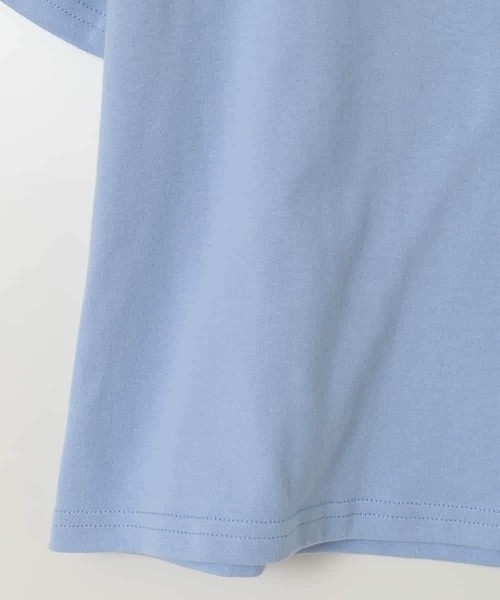 a.v.v（アーヴェヴェ）の「【累計1万枚販売/接触冷感/ジメジメ対策】[100-130]袖シアー切り替えトップス（Tシャツ/カットソー・キッズ・ホワイト/ライラック/ブラック/ダークインディゴブルー・110/120/130）」の9枚目の写真