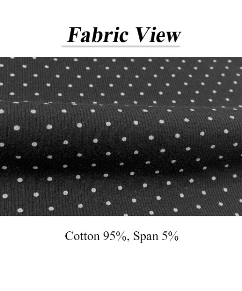 anyonemore（エニワンモア）の「スカーフストラップドットパフ半袖Tシャツ（Tシャツ/カットソー・レディース・ブラック・FREE）」の11枚目の写真