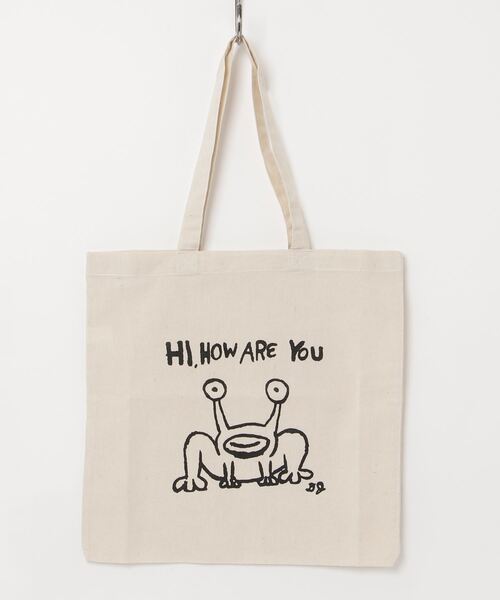 DANIEL JOHNSTON(ダニエルジョンストン)の「MURAL CARRY ALL BAG / ミューラル キャリー オール バッグ(トートバッグ・メンズ・ナチュラル・ONE SIZE)」の1枚目の写真