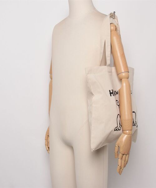 DANIEL JOHNSTON(ダニエルジョンストン)の「MURAL CARRY ALL BAG / ミューラル キャリー オール バッグ(トートバッグ・メンズ・ナチュラル・ONE SIZE)」の5枚目の写真