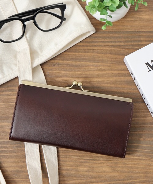 セール】イタリアンレザーがま口 ロングウォレット（財布）｜FUNALIVE