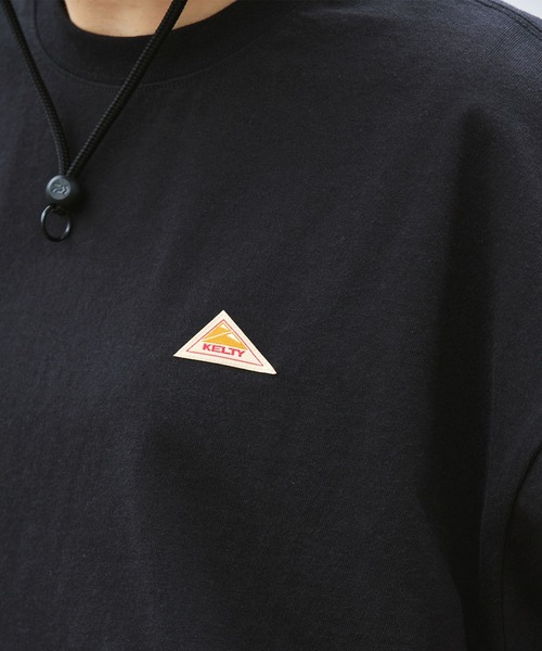 KELTY(ケルティ)の「KELTY/ケルティ 別注 USAコットン ダブルロゴ刺繍 ビッグシルエット半袖Tシャツ(Tシャツ/カットソー・レディース・ピンク/ホワイト/アッシュグレー/ブラック/グレイッシュベージュ/グレイッシュブルー/チャコール・S/M/L)」の10枚目の写真