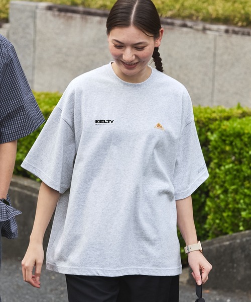 KELTY/ケルティ 別注 USAコットン ダブルロゴ刺繍 ビッグ