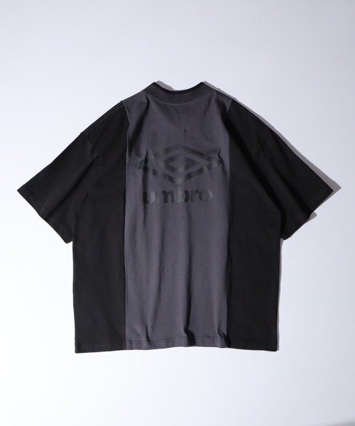 UMBRO アンブロ 切り替え プリントスポーツTEEシャツ（Tシャツ