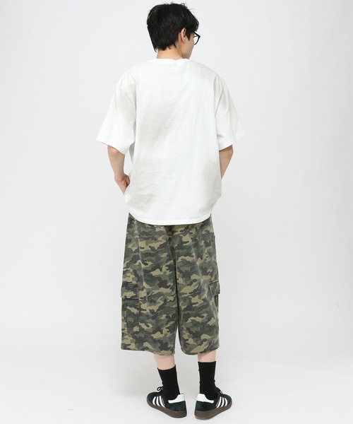 3.3 Field Trip （3.3フィールドトリップ）の「3.3 Field Trip／ゴシックロゴブラシT（Tシャツ/カットソー・メンズ・ホワイト/ブラック/ブラウン・MEDIUM/LARGE）」の6枚目の写真