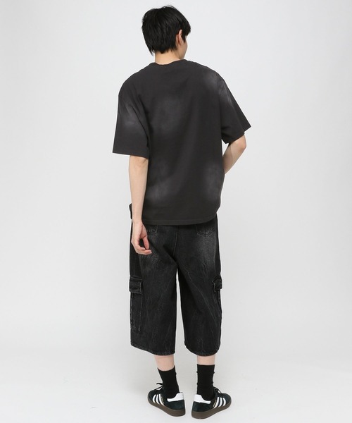 3.3 Field Trip （3.3フィールドトリップ）の「3.3 Field Trip／ゴシックロゴブラシT（Tシャツ/カットソー・メンズ・ホワイト/ブラック/ブラウン・MEDIUM/LARGE）」の10枚目の写真