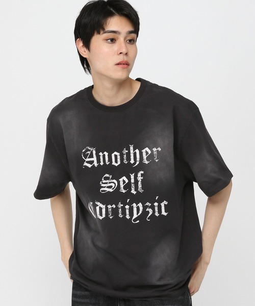 3.3 Field Trip （3.3フィールドトリップ）の「3.3 Field Trip／ゴシックロゴブラシT（Tシャツ/カットソー・メンズ・ホワイト/ブラック/ブラウン・MEDIUM/LARGE）」の11枚目の写真