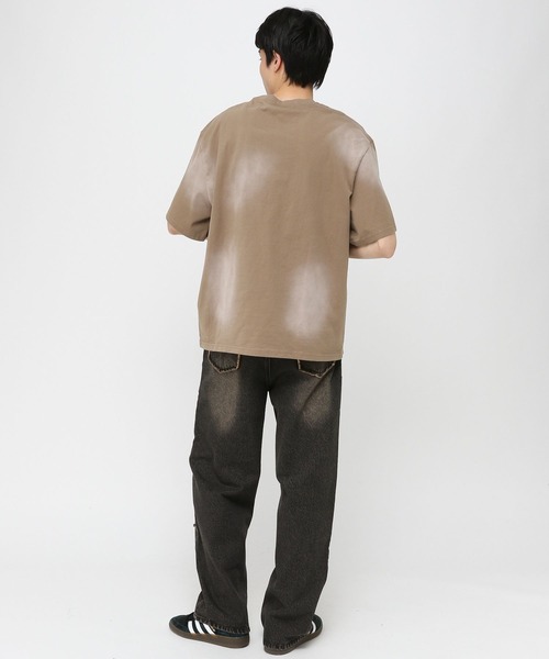 3.3 Field Trip （3.3フィールドトリップ）の「3.3 Field Trip／ゴシックロゴブラシT（Tシャツ/カットソー・メンズ・ホワイト/ブラック/ブラウン・MEDIUM/LARGE）」の15枚目の写真