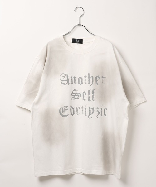 3.3 Field Trip （3.3フィールドトリップ）の「3.3 Field Trip／ゴシックロゴブラシT（Tシャツ/カットソー・メンズ・ホワイト/ブラック/ブラウン・MEDIUM/LARGE）」の20枚目の写真