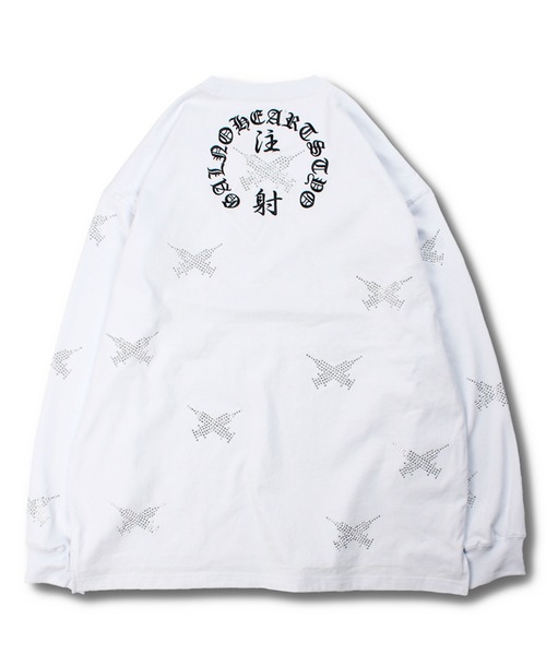 GALFY（ガルフィー）の「【GALFY/ガルフィー】ピカピカ注射器ロンT（Tシャツ/カットソー・メンズ・ブラック/ブルー系/ホワイト・L/XL）」の4枚目の写真